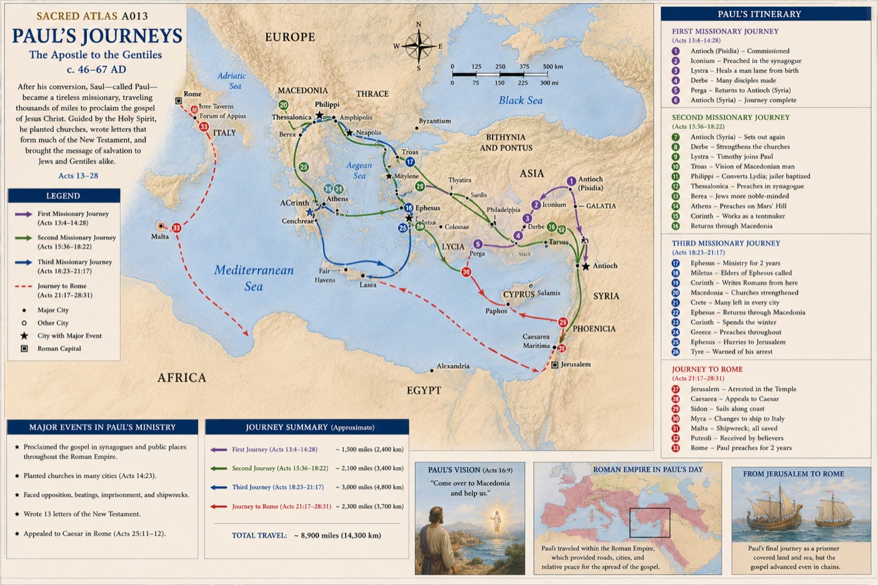 Paul's Journeys